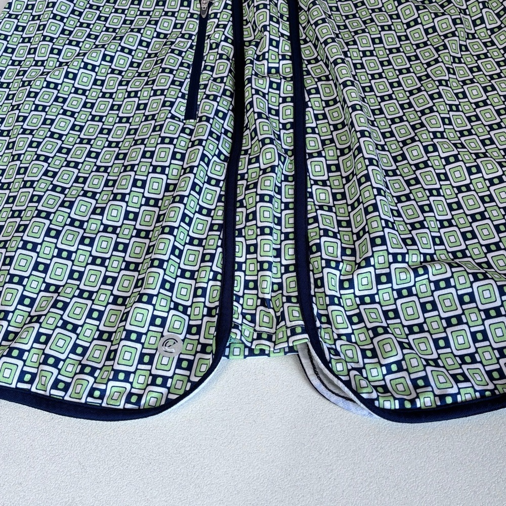 Bette & Court Tennis Skort Womens Large Pull On Zip Pockets Geometric Golf - Picture 7 of 9